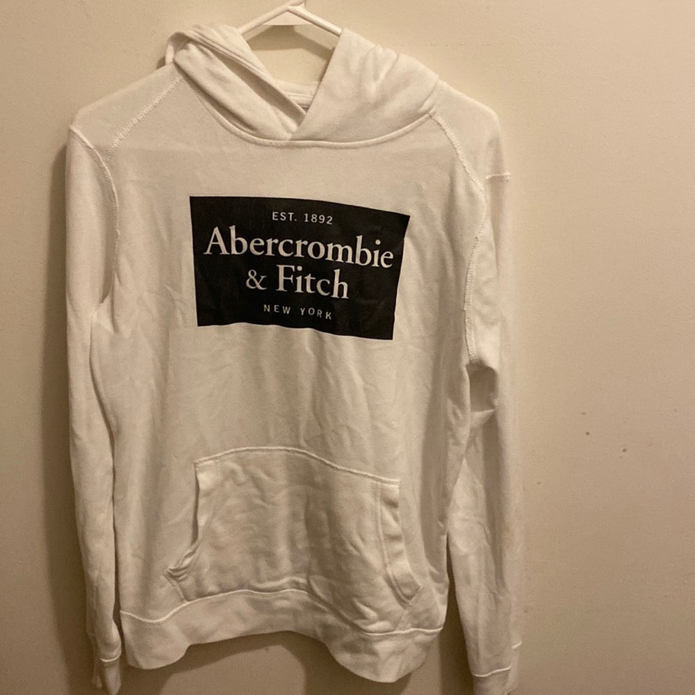 White Abercrombie & Fitch Girls Hoodie